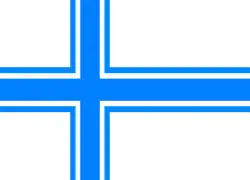 Proposal for flag of Iceland, designed in 1914 by Magnús Þórðarson