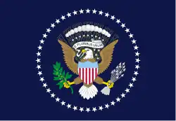 Flag of the president of the United States, from 1945 to 1959
