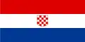 Croatian flag used by HOS soldiers