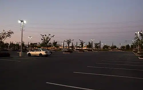 The Florin Station parking lot