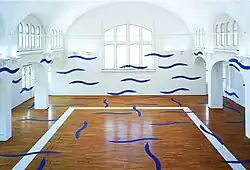 Installation Fluten, Kunstmuseum Heidenheim 1998