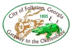 Official logo of Folkston, Georgia