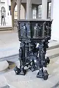 Font by Hermann Vischer the Elder, St Mary's Church, Wittenberg