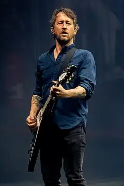 Shiflett with Foo Fighters in 2023