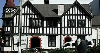 A Tudor-style historic building in Wellington