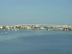 The bridge as it appeared prior to the addition of the blue color