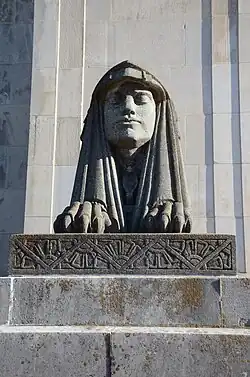 The sphinx at the masonic temple