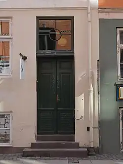 Main entrance in Fortunstræde