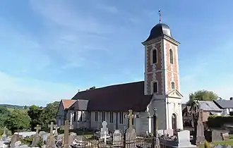 The church in Le Mesnil-sur-Blangy