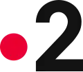 On-screen logo of France 2 from 29 January 2018