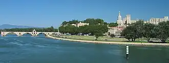 The Rhône at Avignon.