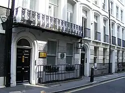 Francis Chichester Map and Guide publishing house at 9 St James's Place