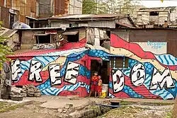 Freedom in Gagalangin slum in Manila, 2016