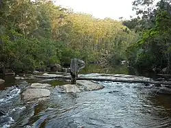 The Geroges River at Freres Crossing Campbelltown.