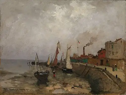 Fransk havn (Le Havre) 1875