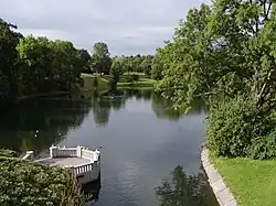 Frogner Pond seen from the main bridge