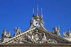 Pediment of the Nancy Town Hall