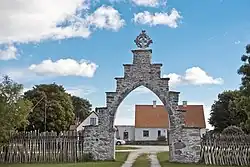 The gate portal at Riddare in Hejnum