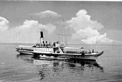Flat-deck steamer Thurgau