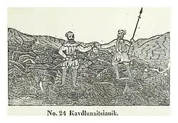 Grænlendingar slay an Inuk and his child