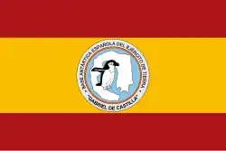 Flag of Gabriel de Castilla Base