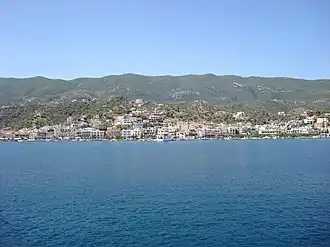 View of Galatas from Poros