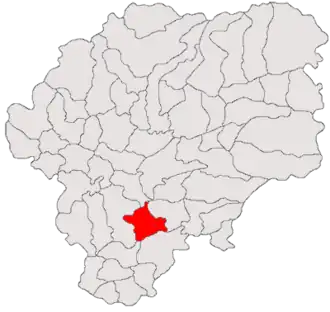 Location in Bistrița-Năsăud County