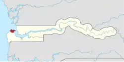 Location of Banjul Division