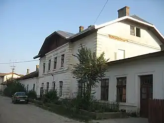 The old railway station in Dărmănești