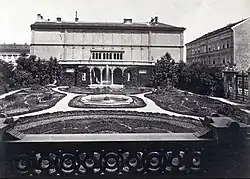 Garden of the Károlyi Palace, in 1881