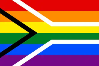 South Africa, Gay pride flag of South Africa