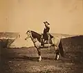 Général Bosquet on his horse, Bayard, Crimea, c. 1855