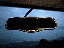 An auto-dimming car mirror