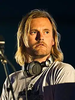 Barrow performing with Portishead in 2011