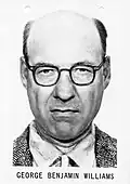 George Benjamin Williams FBI Most Wanted Poster