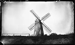George Bradford Brainerd, (American, 1845-1887). Windmill, Southampton, Long Island, c. 1872-1887. Glass plate negative, Brooklyn Museum