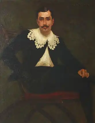 Portrait of Nicolae Petrașcu by George Demetrescu Mirea