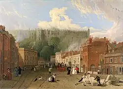 oil painting of Windsor