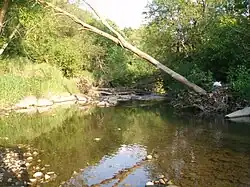 A stream in German Mills Settlers Park
