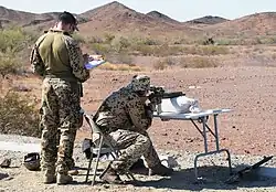 German soldiers test new assault rifles at YTC.