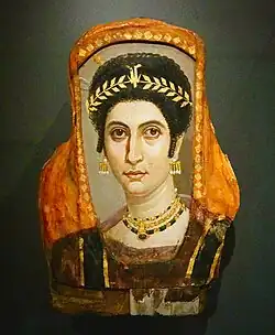Roman-Egyptian Female Mummy Portrait