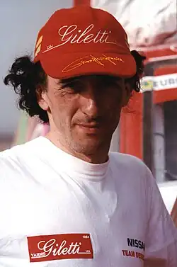 Gianni Lora Lamia During the Granada-Dakar 1999. Italian rally raid driver, he took part in numerous editions of the Dakar Rally from 1989 to 2004 and other international rally raid races representing Italy.