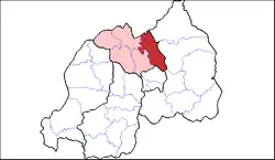 Shown within Northern Province and Rwanda