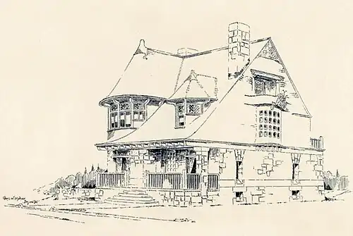 Gilman House in Chicago, Illinois, 1888, demolished