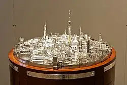 The completed Jewel, in its display