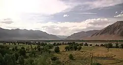 A view of a valley in the Gizab District
