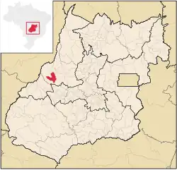 Location in Goiás state