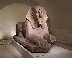 Grand sphinx de Tanis - Musée du Louvre Antiquités égyptiennes N 23 ; A 23 ; Salt 3837