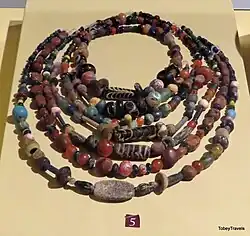 Grave Goods, Stone Necklace, Boncuklu Tarla, Ilisu Dam, Mardin Museum, Turkey