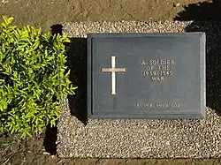 Grave of unknown British or Commonwealth soldier, Taukkyan War Cemetery, Burma
